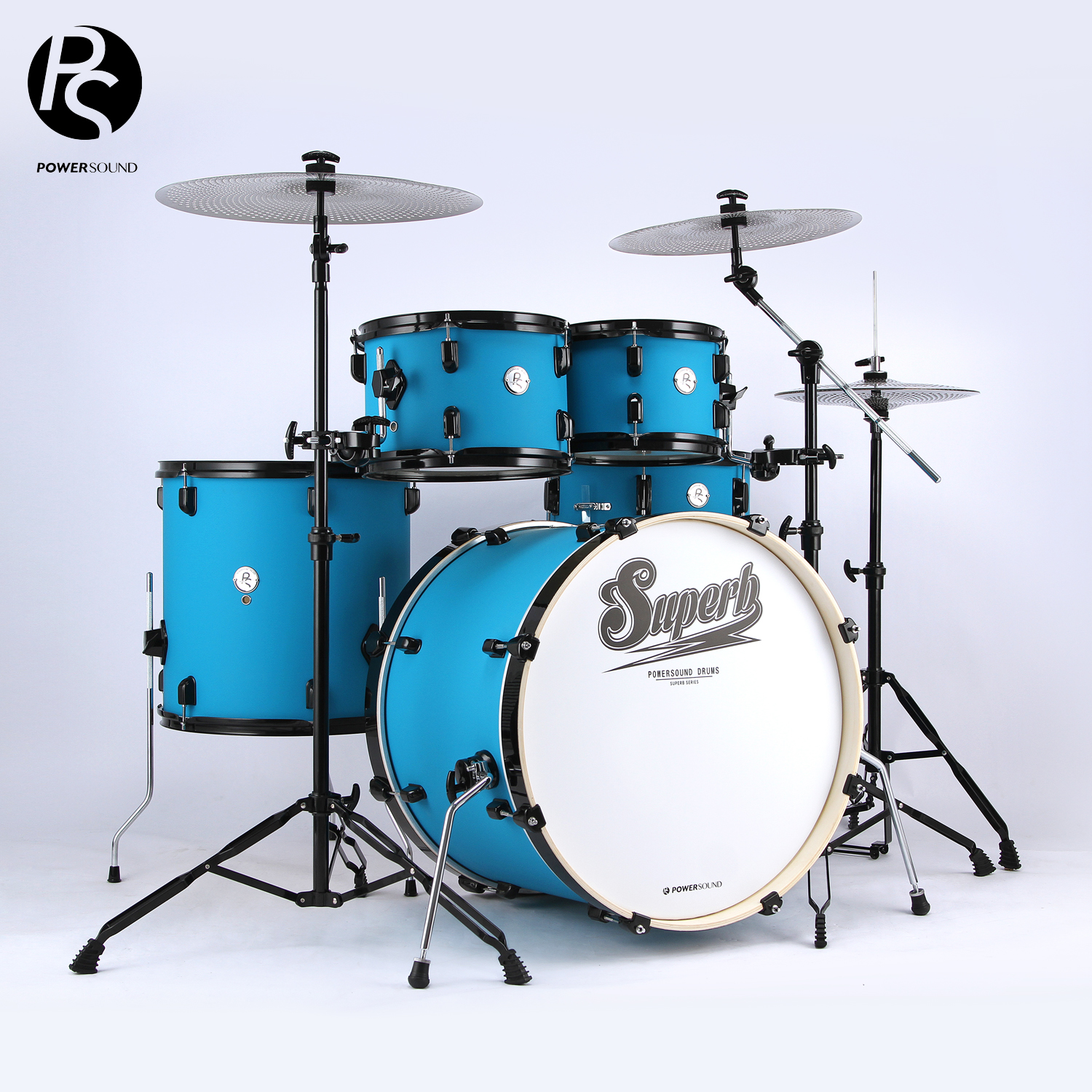 PS力声PowerSound Superb 卓越系列架子鼓 5鼓套鼓