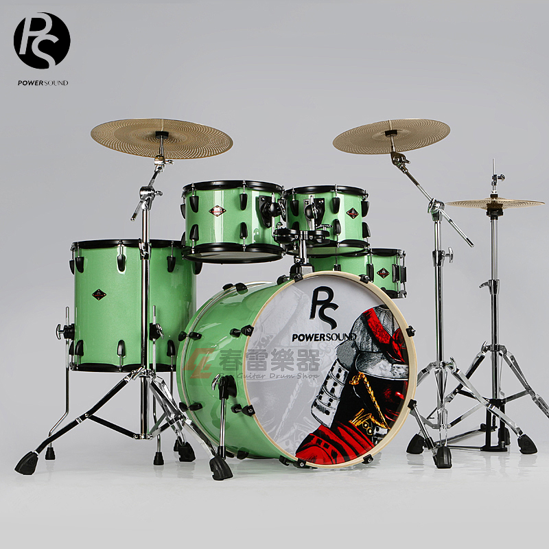 台湾PS力声PowerSound 武士系列SAMURAI 五鼓爵士架子鼓